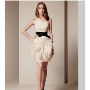 Vera Wang organza bridesmaid dress